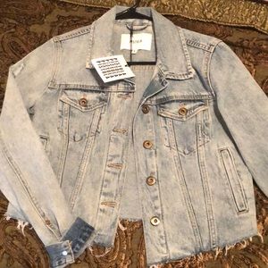 New never worn crop pistola jacket